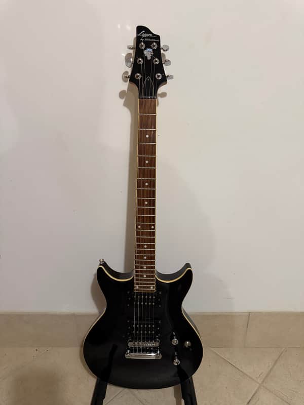 Lyon by Washburn LCT24 Electric Guitar - Trans Grey image 1