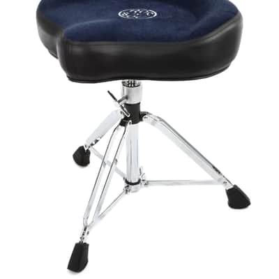 Roc n Soc Drum Stool Throne With Custom Base Blue image 2