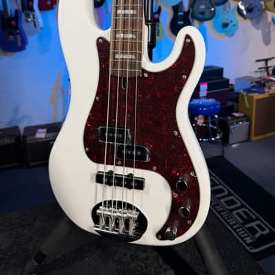 Lakland Skyline 44-64 Custom PJ Ash Bass Guitar - White with Rosewood Fingerboard, Plek'd! 608 image 3