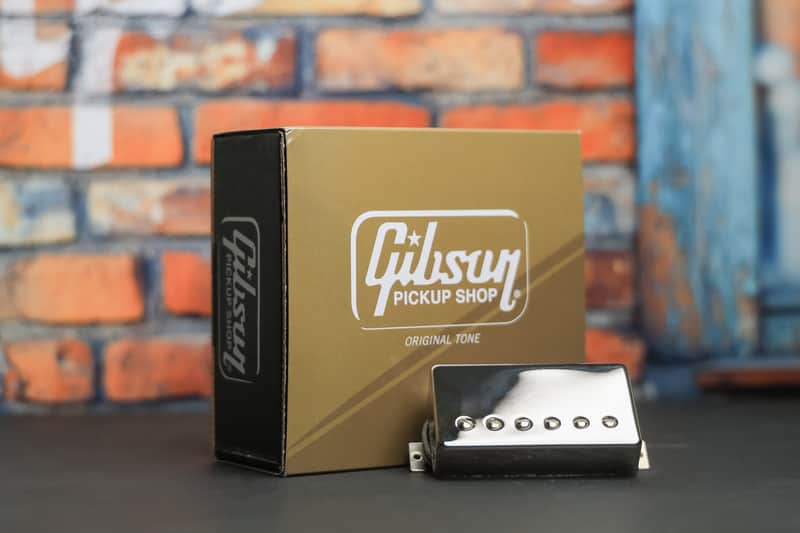 Gibson T-Type Rhythm Neck Humbucker Pickup / Nickel Cover / Unpotted / Alnico 5 image 1