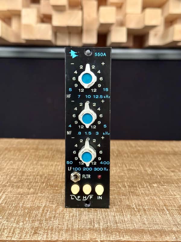 API 550A 500 Series 3-Band Equalizer Module