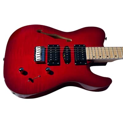 BootLegger Guitar Rye Memphis 2023 - HSH - Coil Split - Red Burst - Case - Tele Style image 4
