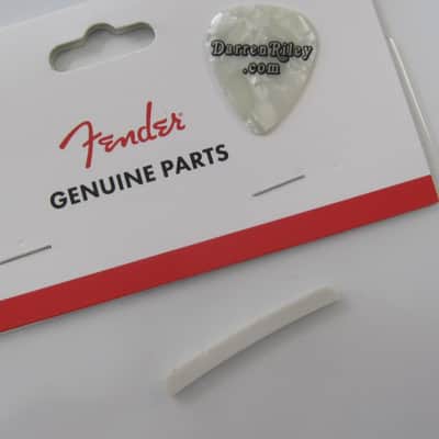Fender Stratocaster Telecaster Pre-slotted Melamine Nut 0994404000 image 1
