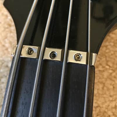 Alembic Spoiler 1983 Black Cliff Burton Metallica 32” Medium Scale Koa Body Maple Neck image 7