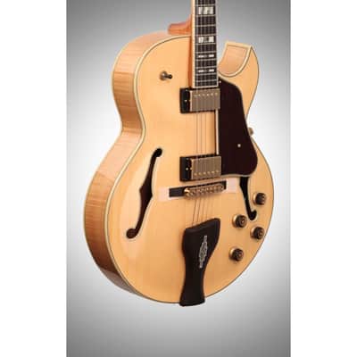 Ibanez LGB30 George Benson Electric Guitar, Natural, with Case image 5