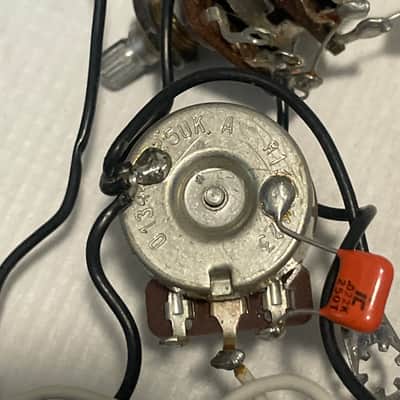 1990's Fender USA Stratocaster Guitar Complete Electronics Wiring Harness TBX image 10