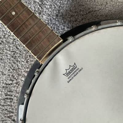 J&D 5 String Banjo, Glossy Mahogany Soundbox, Mahogany Neck, Rosewood Fingerboard image 2