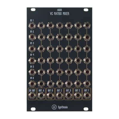 AI Synthesis AI018 Stereo Matrix Mixer Built and Tested Black | Reverb