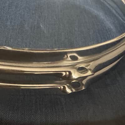 EKG 2.3 ml triple flanged 6 hole tom hoops 12” 2025 - Chrome image 4