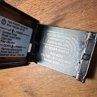 Lectrosonics SSM Micro Bodypack Transmitter, Block A1 - 6 Available image 17