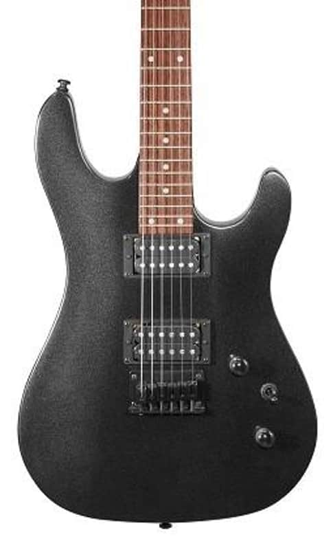Cort KX Series KX100BKM Electric Guitar, Black Metallic Finish image 1