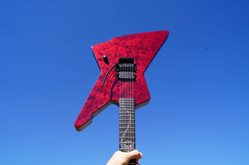 Schecter DIAMOND SERIES Patrick Kennison E-1 FR Apocrypha Red