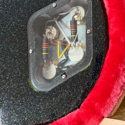 Gibson Left Handed Les Paul Standard 60s Gem Prism Sparkle Flake Guitar image 9