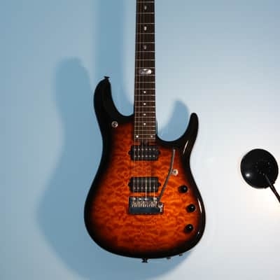 Music Man John Petrucci BFR JP6  2015 Black Gold Quilt image 10
