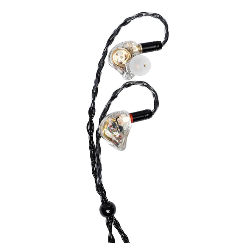 Stagg 3 Driver Premium In Ear Stage Monitor Headphones - Clear image 1