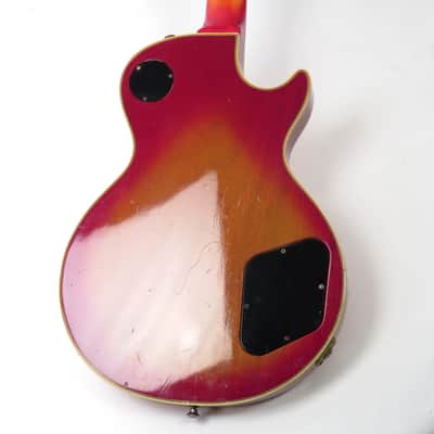 1977 Gibson Les Paul Custom Left Handed Vintage Players Condition - Cherry Sunburst Finish & Ebony Fingerboard - Lefty! image 9