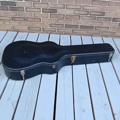 1960s Dreadnought Jumbo Acoustic Case Black / Purple Victoria Lifton image 4