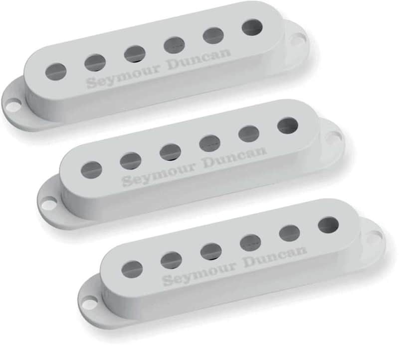 SEYMOUR DUNCAN S-COVER WHITE (3) LOGO image 1