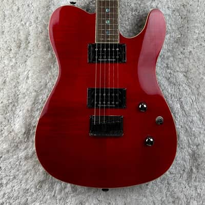 Fender Special Edition Custom Telecaster FMT HH Crimson Red Transparent image 2
