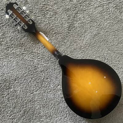 Washburn 8 String Mandolin in Tobacco Burst, Spruce Top Mahogany Body and Neck, Rosewood Fingerboard image 12