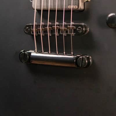 ESP LTD Viper - 1000 Electric Baritone Guitar - Black Satin image 10