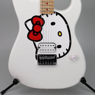 Squier Limited Edition Hello Kitty Stratocaster White image 1