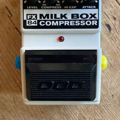 DOD Milk Box Compressor FX84 White 1990s | Reverb