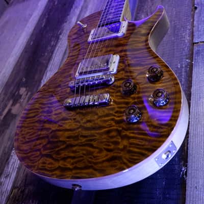 PRS McCarty 594SC Singlecut Wood Library 10-Top Korina & Brazilian Rosewood 2017 - Yellow Tiger image 7