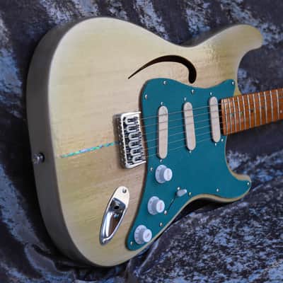 GB Liuteria Traditional Strato semi hollow green image 12