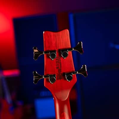 Washburn SB4R Wing Series Scavenger Ashwood Body 4-String Electric Bass Guitar image 25