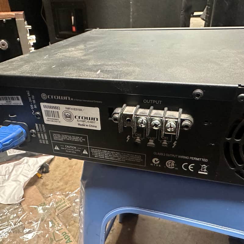 2010s Crown DSi 1000 Digital Screen Series 2-Channel Power Amp…