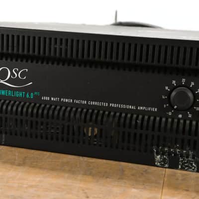 QSC PowerLight 6.0 PFC Power Factor Corrected 2-Channel Power Amplifier CG011UQ image 3