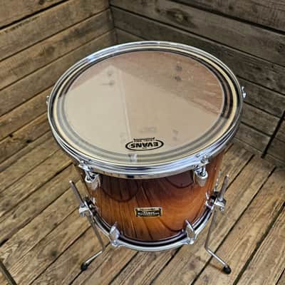 Yamaha 14" Rock Tour Floor Tom Drum, Brown Sunburst USED! RKT4T210726 image 2