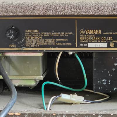 Yamaha  JX50B Bass Amp - 1980's  - Brown tolex image 3