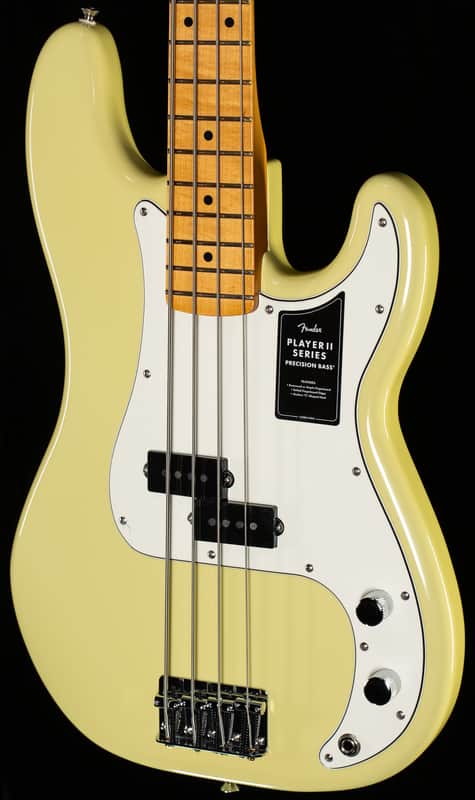 Fender Player II Precision Bass Maple Fingerboard Hialeah Yellow (748) image 1