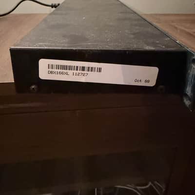 dbx 166XL Stereo Compressor / Limiter / Gate 2000s - Black image 6