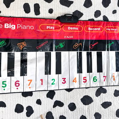 FAO Schwarz The Big Piano Dance Mat 70" Long Works Great Tested Tom Hanks Big Movie Floor Keyboard image 2