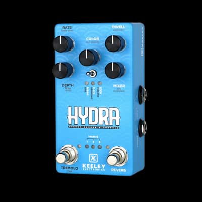 Keeley Hydra Stereo Reverb Tremolo Guitar Effect Pedal image 2