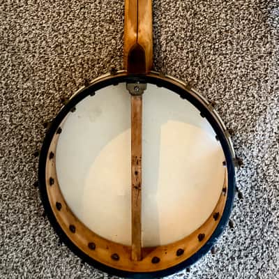 Unbranded maybe Washburn 6 string C-1920  Banjo  Natural image 4