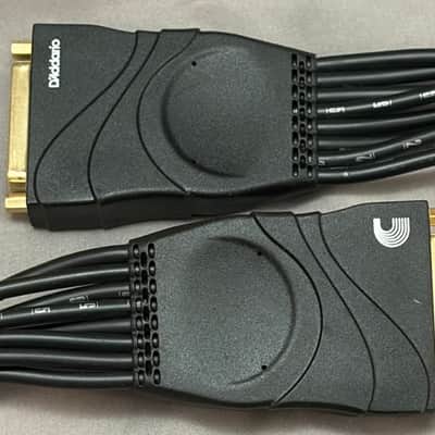 D'Addario Pair Of (2) PW-XLRFB-01 Planet Waves 8-Channel Modular Snake XLR Female Breakout Cable 2008 - 2020 - Black image 3