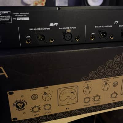 Black Lion Audio B172A 2-Channel Hybrid FET/Optical Compressor 2019 - 2021 - Black image 7
