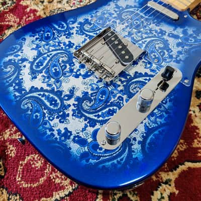 *NEW IN BOX* 2026 Fender Japan Limited Edition Indigo Paisley Telecaster, Fender Flagship Tokyo Store Exclusive Color, MIJ JD26 image 8
