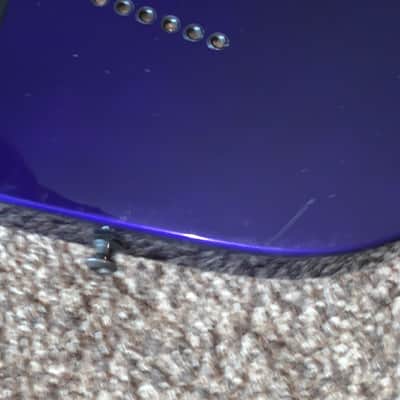 Jackson Soloist SLATXMG3 Metallic Blue Solid Body Electric Guitar Metallic Blue emg pickups image 6