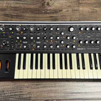 Moog Sub 37 Tribute Edition 2010s - Black Analog Synthesizer