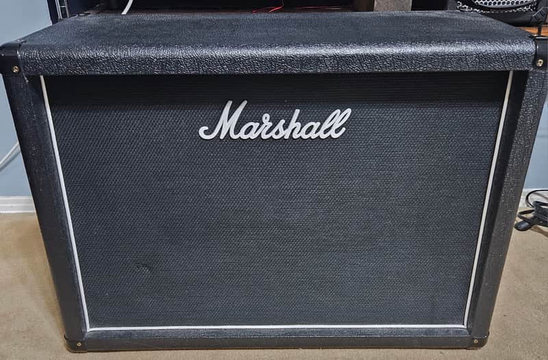 Marshall MX212R 160-Watt 2x12" Guitar Speaker Cabinet 2012 - Present - Black image 1