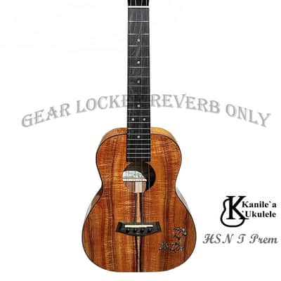Kanile`a HNS T Prem 25th anniversary Sea Turtle Tenor ukulele with Premium Koa wood image 2