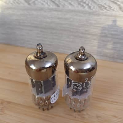 NOS MATSUSHITA ecc83 12AX7  60's matched pair Made in Japan first quality preamp execellent  Mullard subsitute Bild 5