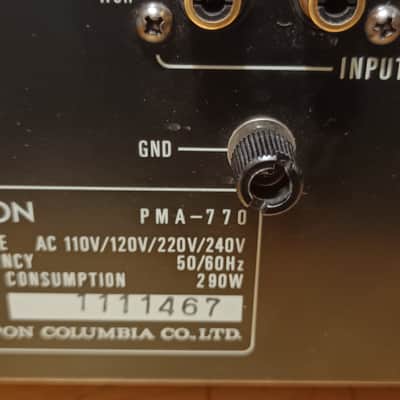 Denon PMA 770 1984 - Silver image 14