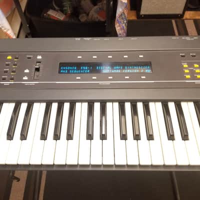Ensoniq ESQ-1 Vintage 61-Key Wave Synthesizer w/Case & Stand (Tested & Working) image 4