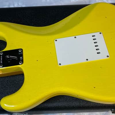 NEW! Fender Custom Shop Special Run '69 Stratocaster Journeyman Relic - Handwound P/U's - Aged Graffiti Yellow - Reverse Headstock - 7.7lbs - Authorized Dealer - One OFF! SUPRE RARE! G06783 image 10